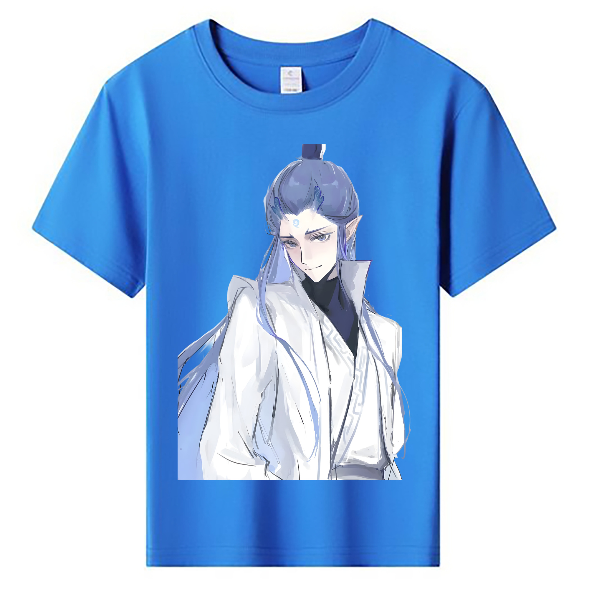 （画像用） Ne Zha 2 ナタ 魔童の大暴れ 綿100％キッズTシャツ（フロントプリント）
